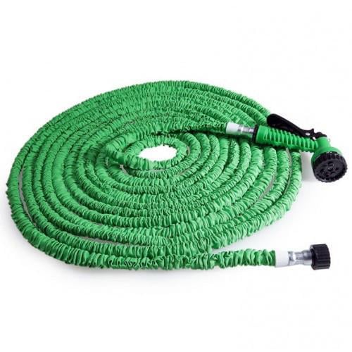 Шланг для поливу XHose з розпилювачем 7 режимів Magic Hose 37,5 м Зелений - фото 3