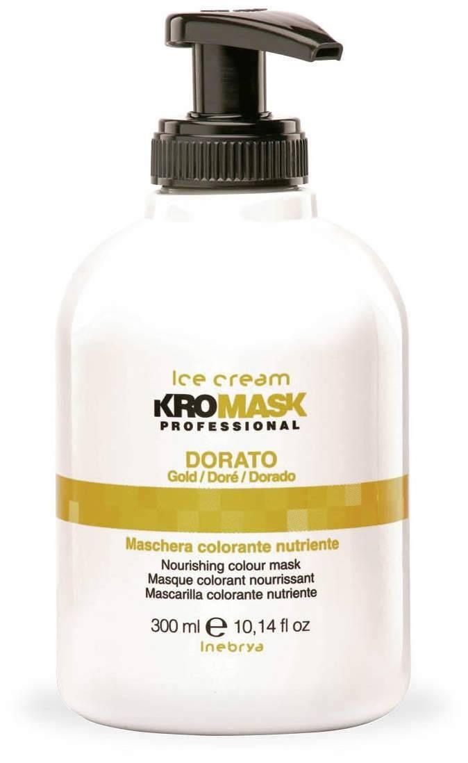 Тонирующая маска для волос Inebrya KroMask Colour Mask GOLD 300 мл Золотистый блондин (1228275017)