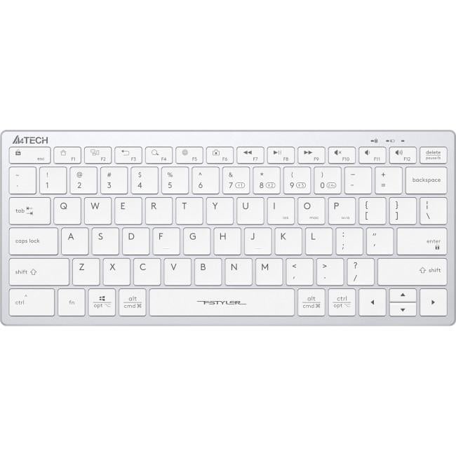 Клавіатура дротова A4-Tech Fstyler FBX51C USB/Bluetooth White (133292)
