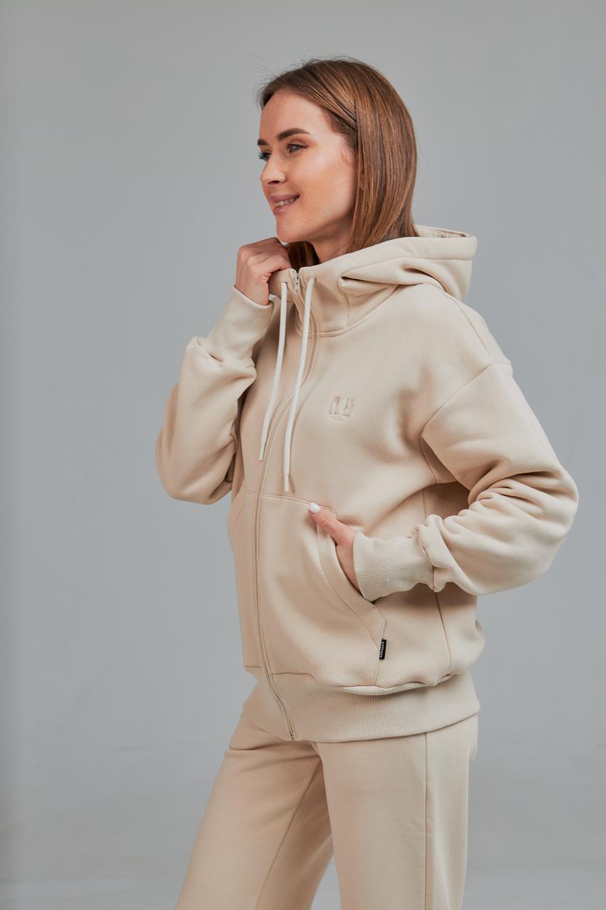 Кофта жіноча М165.4 з капюшоном XL Таш (628-1-63) - фото 2 Кофта жіноча М165.4 з капюшоном XL Таш (628-1-63) - фото 2