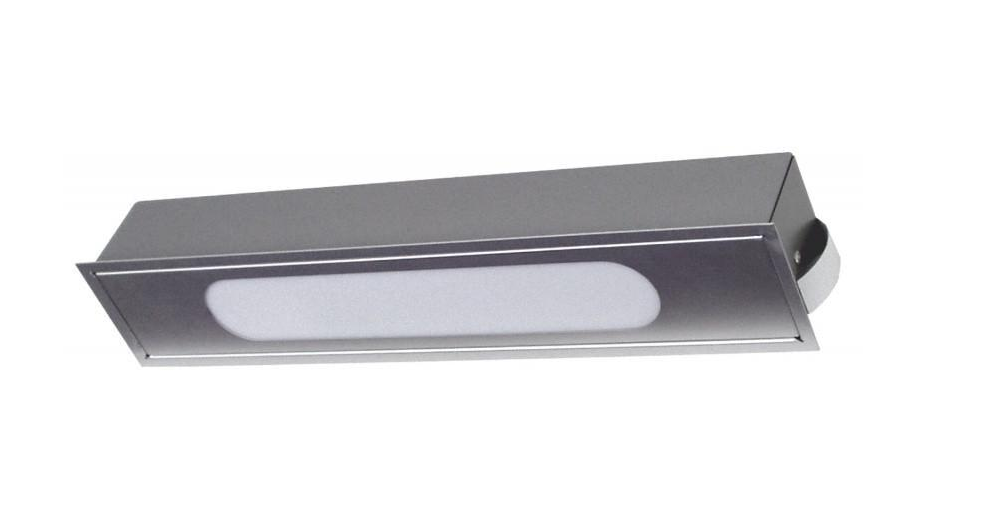 Светильник настенный в спальню встроенный Brille FL-04-04/1x18 ALU 183070
