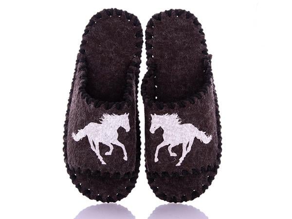 Тапочки фетровые мужские VENDS 349 р. 40-41 Коричневый