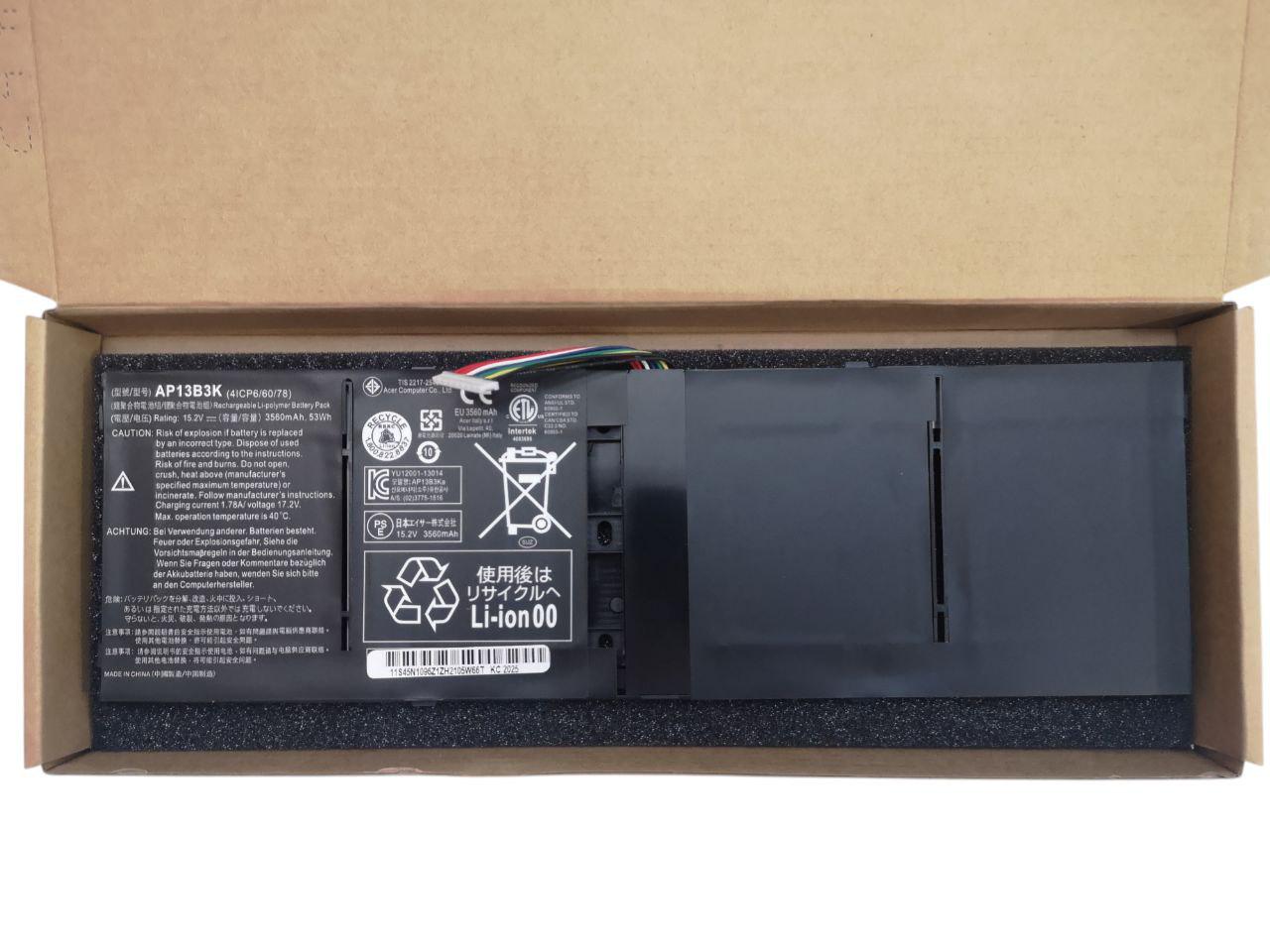 Аккумулятор для Acer Aspire В5/V5/V7/M5/AP13B3K/AP13B8K 3560 mАh 53Wh (000013519)
