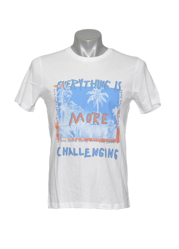 Футболка Jack & Jones 73-3006x01 мужская L Белый