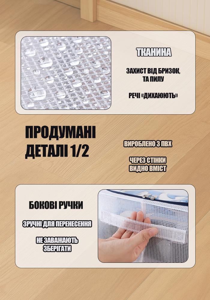 Органайзер-ящик для хранения и перевозки обуви/вещей/одежды/белья 27 л Белый (PRSSUM-27L-1369) - фото 3 Органайзер-ящик для хранения и перевозки обуви/вещей/одежды/белья 27 л Белый (PRSSUM-27L-1369) - фото 3