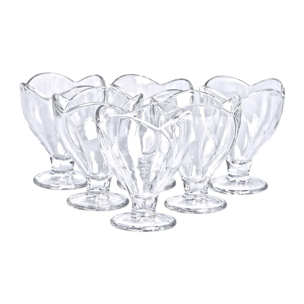 Набір креманок на ніжці для десертів морозива желе 180 мл 6 шт. (6010) - фото 2 Набір креманок на ніжці для десертів морозива желе 180 мл 6 шт. (6010) - фото 2