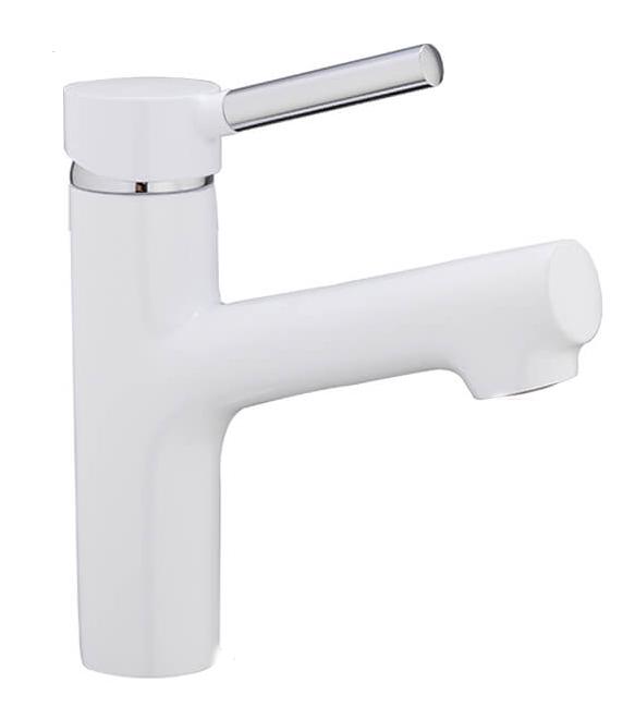 Смеситель для умывальника Frap F1044-8 Белый/Хром (35760) Смеситель для умывальника Frap F1044-8 Белый/Хром (35760)