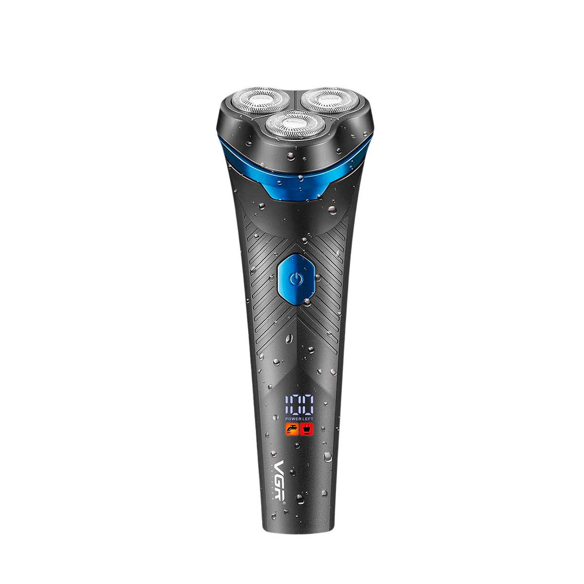 Электробритва VGR V-314/роторная/IPX6/LED дисплей