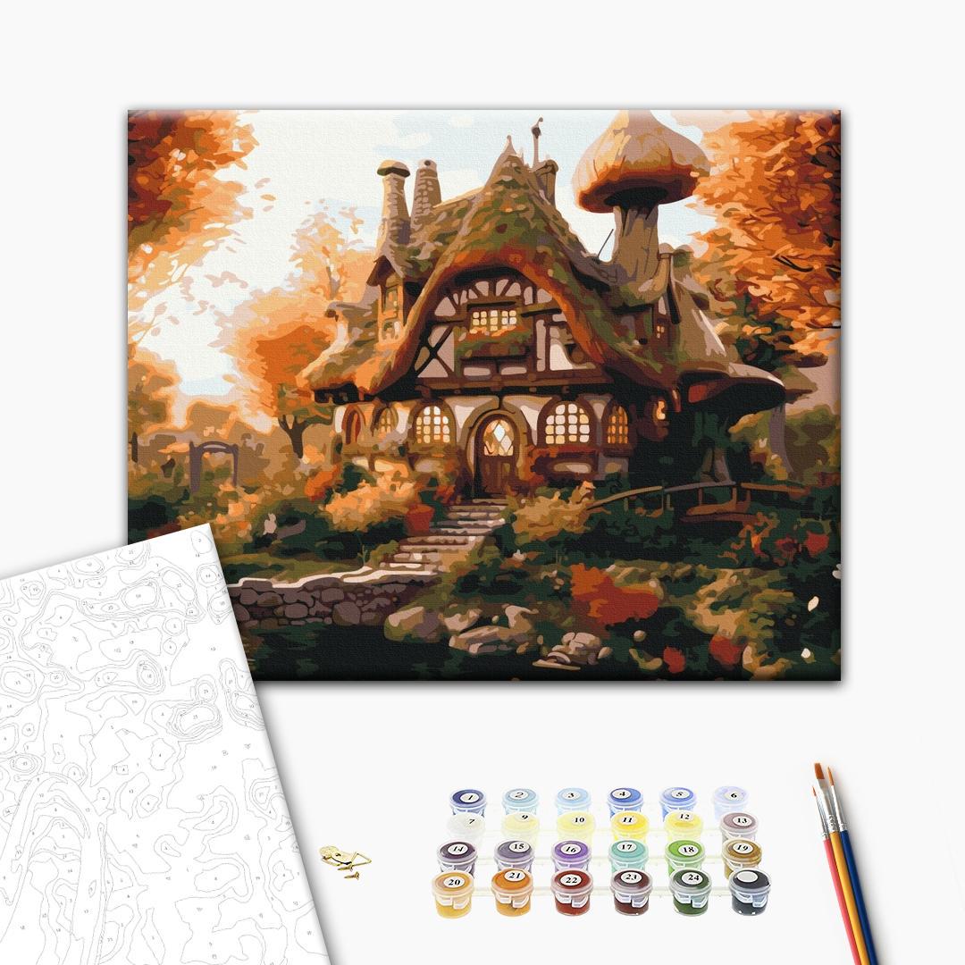 Картина по номерам Brushme Осенний домик 40x50 см (BS53793)