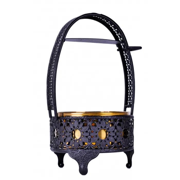 Корзина для угля Yahya 12 см Черно-золотой (LS27365)