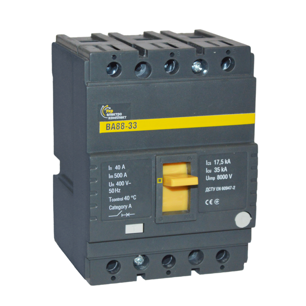 Выключатель автоматический УEK ВА88-33 3P 40A 35кА (SVA20-3-0040-U)