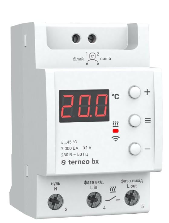 Терморегулятор Terneo BX для теплого пола Терморегулятор Terneo BX для теплого пола