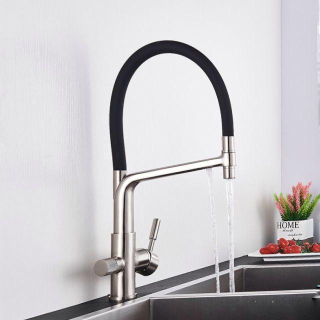 Смеситель для кухни Epelli Latte Cromo Duos с подключением отфильтрованной воды (25067891) Смеситель для кухни Epelli Latte Cromo Duos с подключением отфильтрованной воды (25067891)