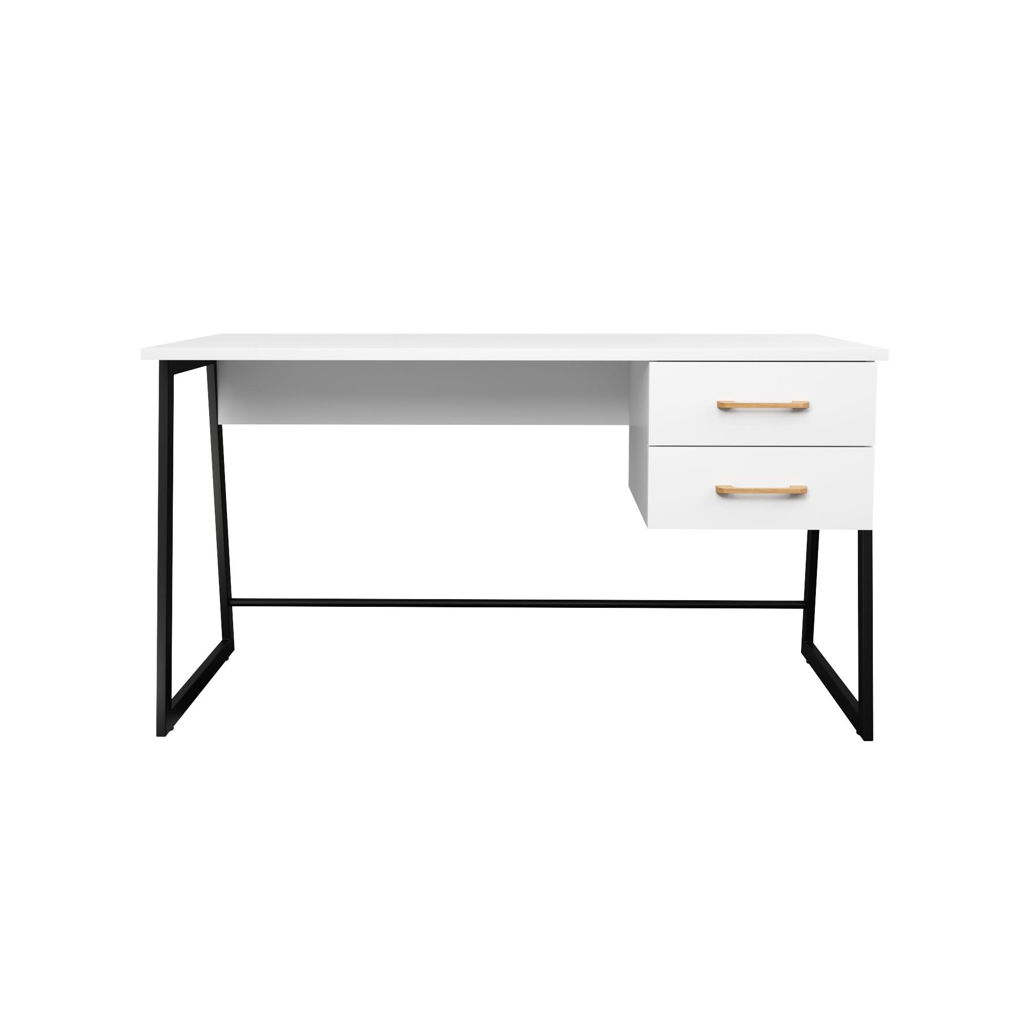 Стіл письмовий Loft-9 1400х598х750 мм Білий (Арт.228)