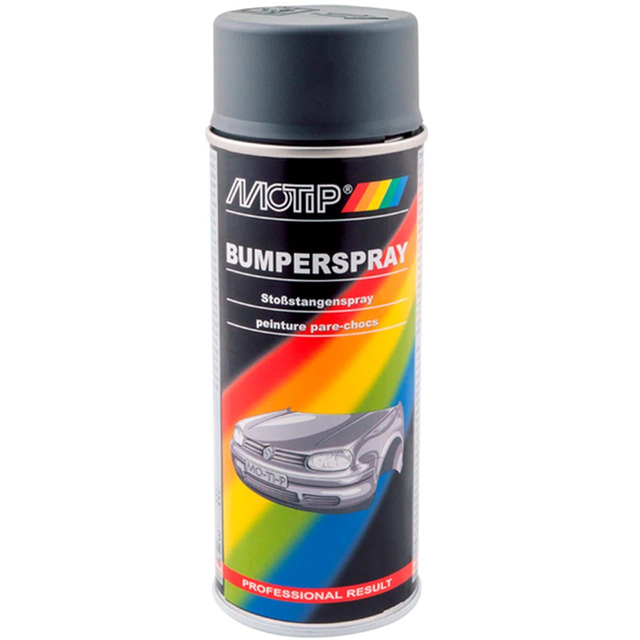 Фарба-емаль для пластику Motip Bumperspray 400 мл Сірий Фарба-емаль для пластику Motip Bumperspray 400 мл Сірий