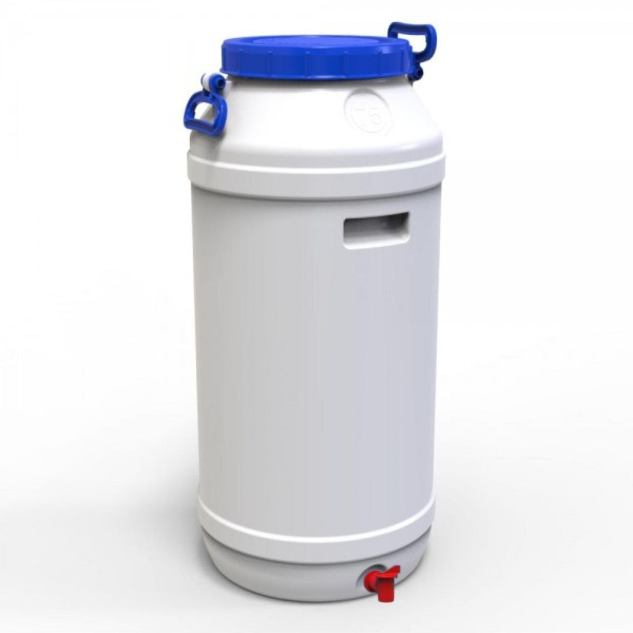 Бідон харчовий Євро Пласт з пластиковим краном 75 л (171953)