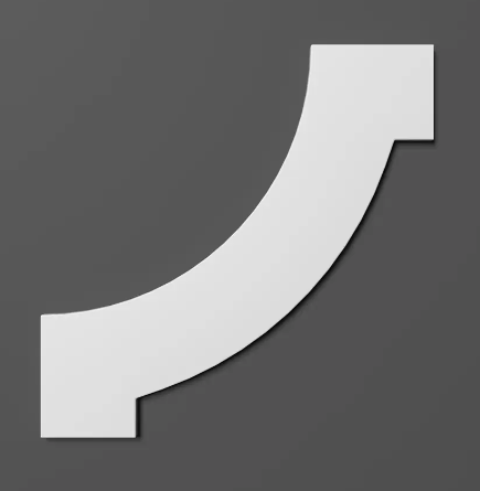 Элемент угловой полиуретановый Grand Decor HCR 504-2 (2280943713)