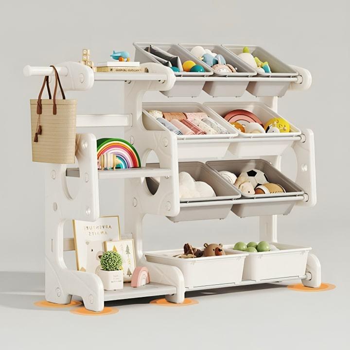 Детский шкаф Lumpurini Ludovica с полочками/контейнерами и вешалкой (efe2b75c) - фото 6 Детский шкаф Lumpurini Ludovica с полочками/контейнерами и вешалкой (efe2b75c) - фото 6