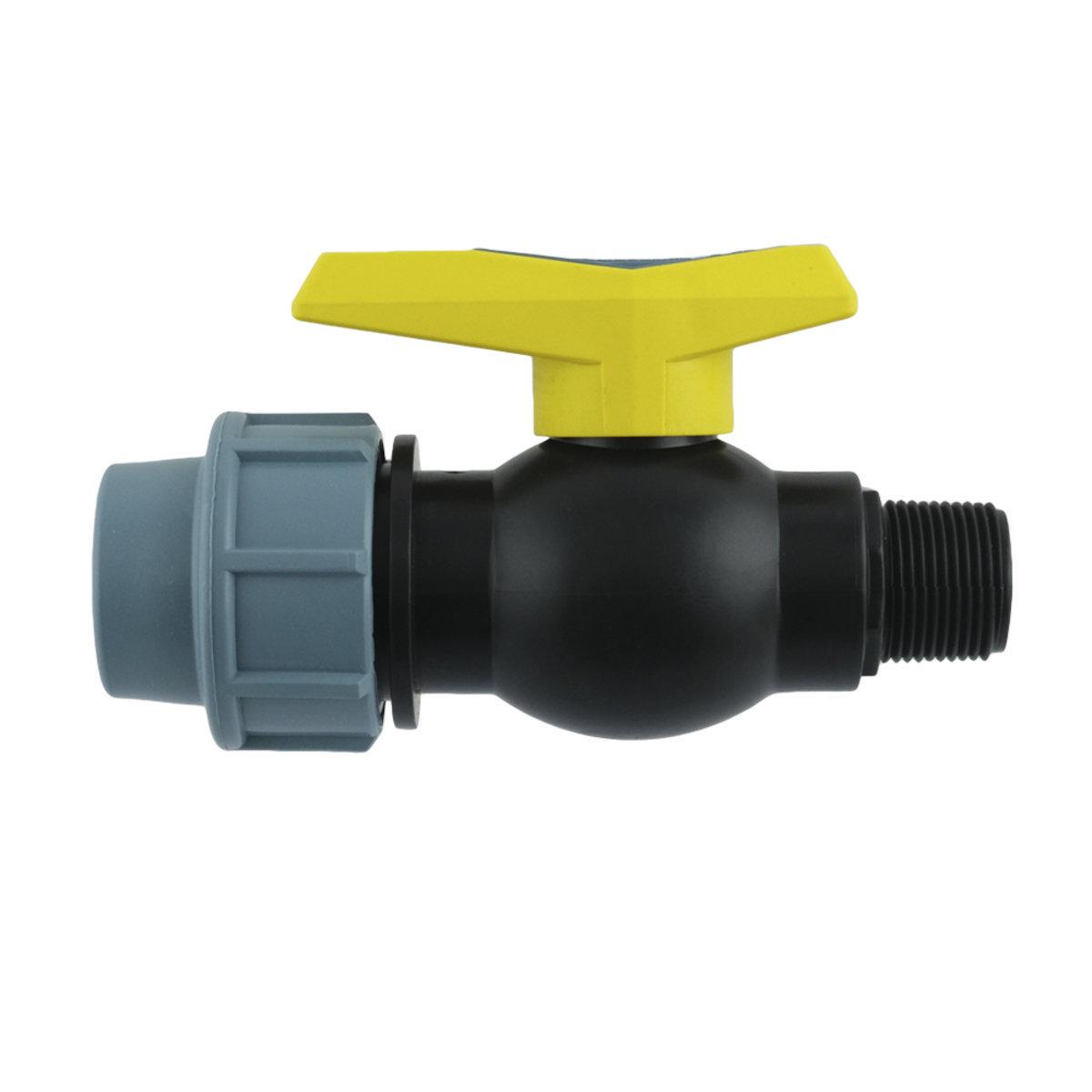 Кран кульовий SantehPlast ПНД 25 мм 3/4" (83935) - фото 2 Кран кульовий SantehPlast ПНД 25 мм 3/4" (83935) - фото 2