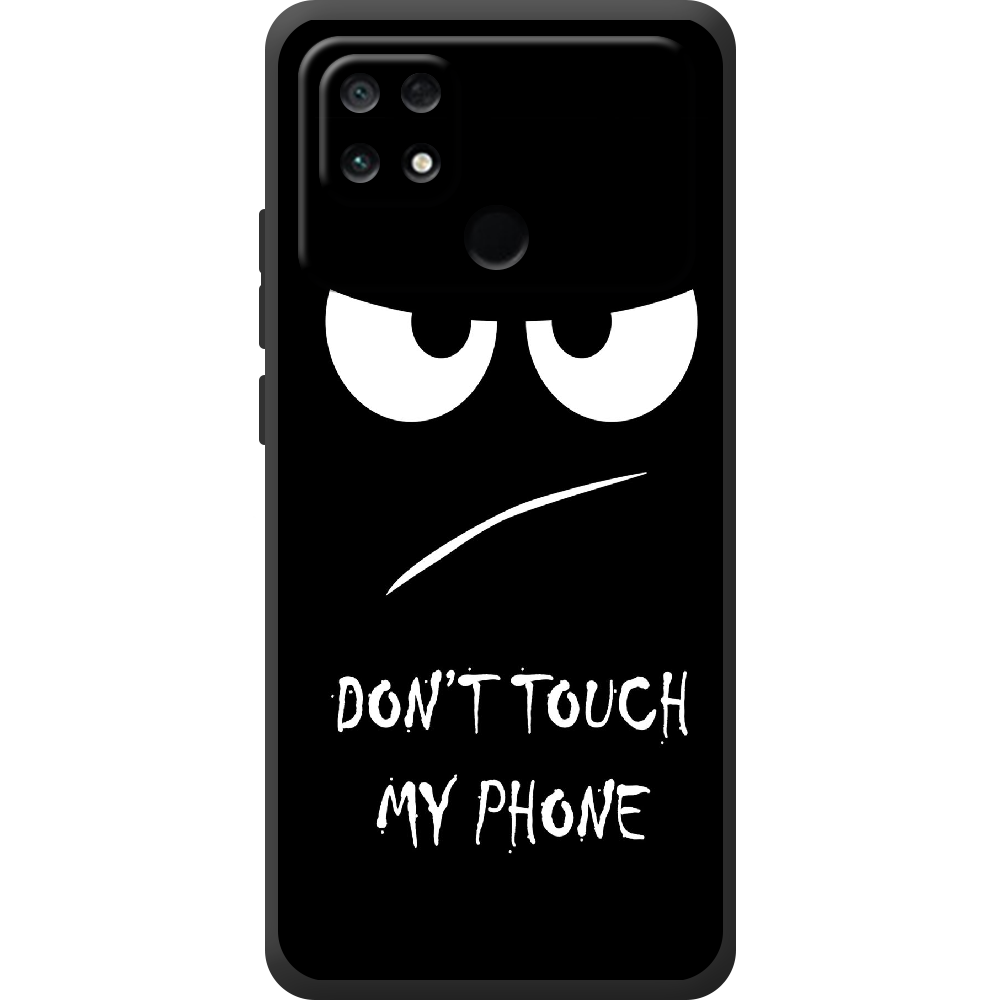Чохол BoxFace Poco С40 Don't Touch my Phone Чорний силікон (44597-up535-44611)