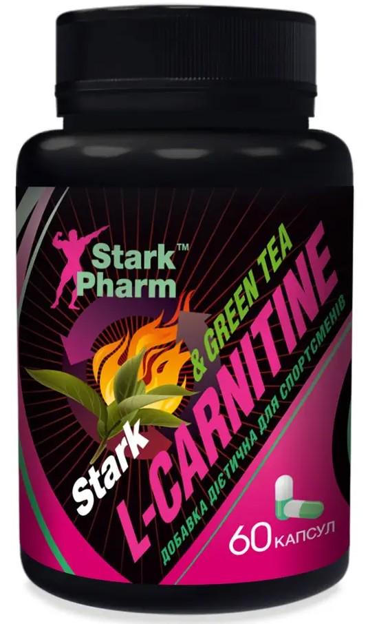 ᐉ Жиросжигатель Stark Pharm L-Carnitine & Green tea 60 капсул