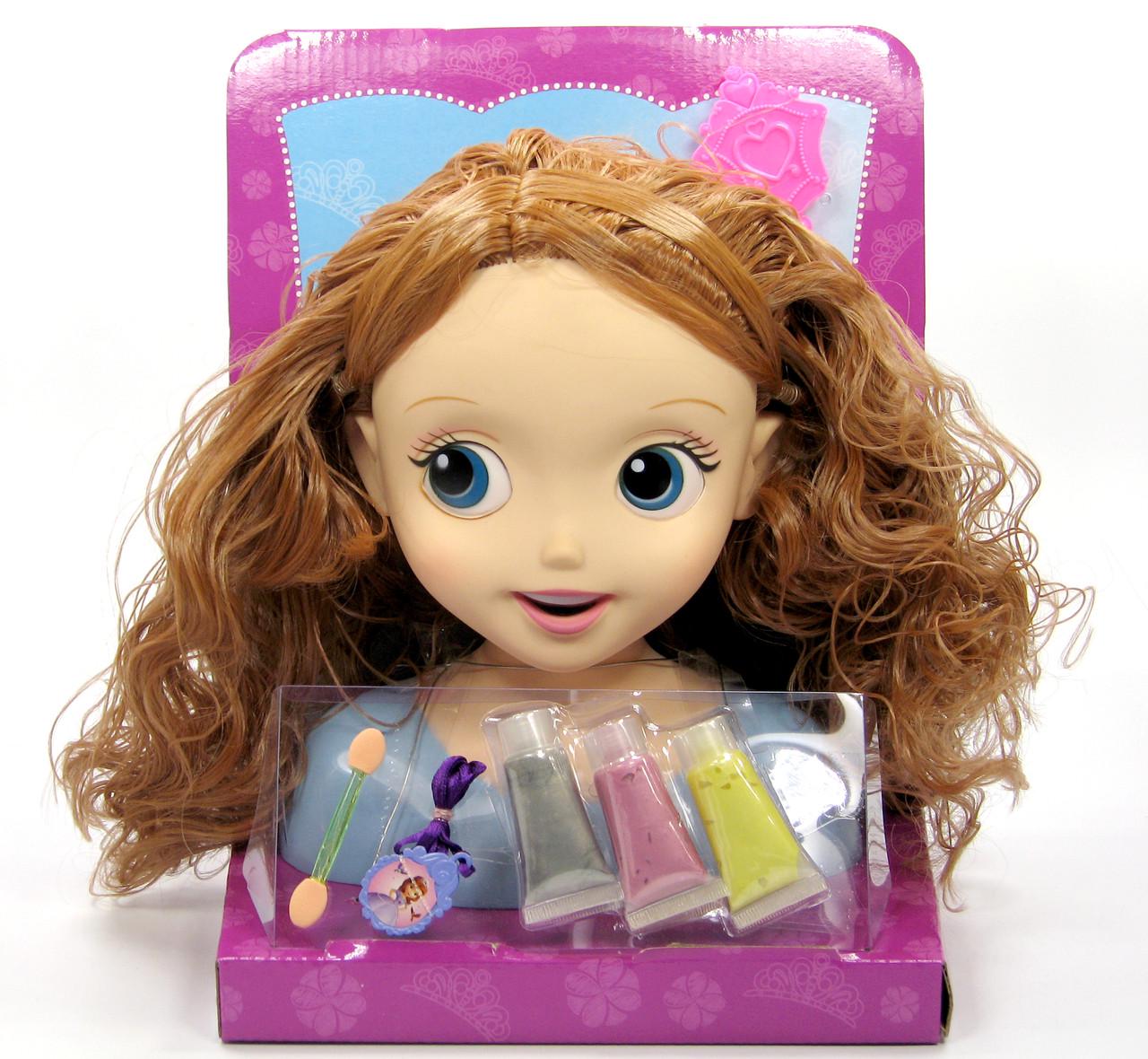 Манекен 8822 голова София для причесок и макияжа музыкальная