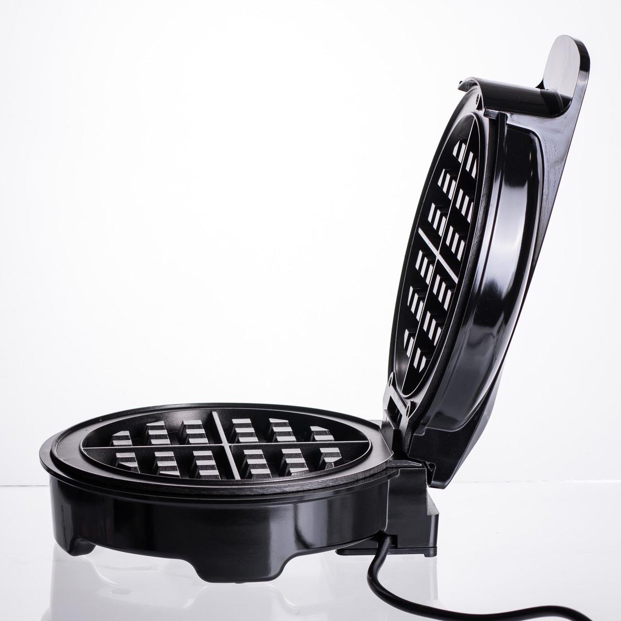 Вафельница для бельгийских вафель Sokany SK-519 с антипригарным покрытием и LED-индикатором круглая 1000 Вт (7392) - фото 5 Вафельница для бельгийских вафель Sokany SK-519 с антипригарным покрытием и LED-индикатором круглая 1000 Вт (7392) - фото 5