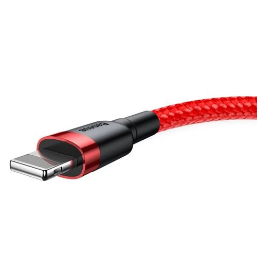 Кабель Baseus CALKLF-C09 Cafule Lightning to USB 2 м Red (c4a5fa55) - фото 2 Кабель Baseus CALKLF-C09 Cafule Lightning to USB 2 м Red (c4a5fa55) - фото 2