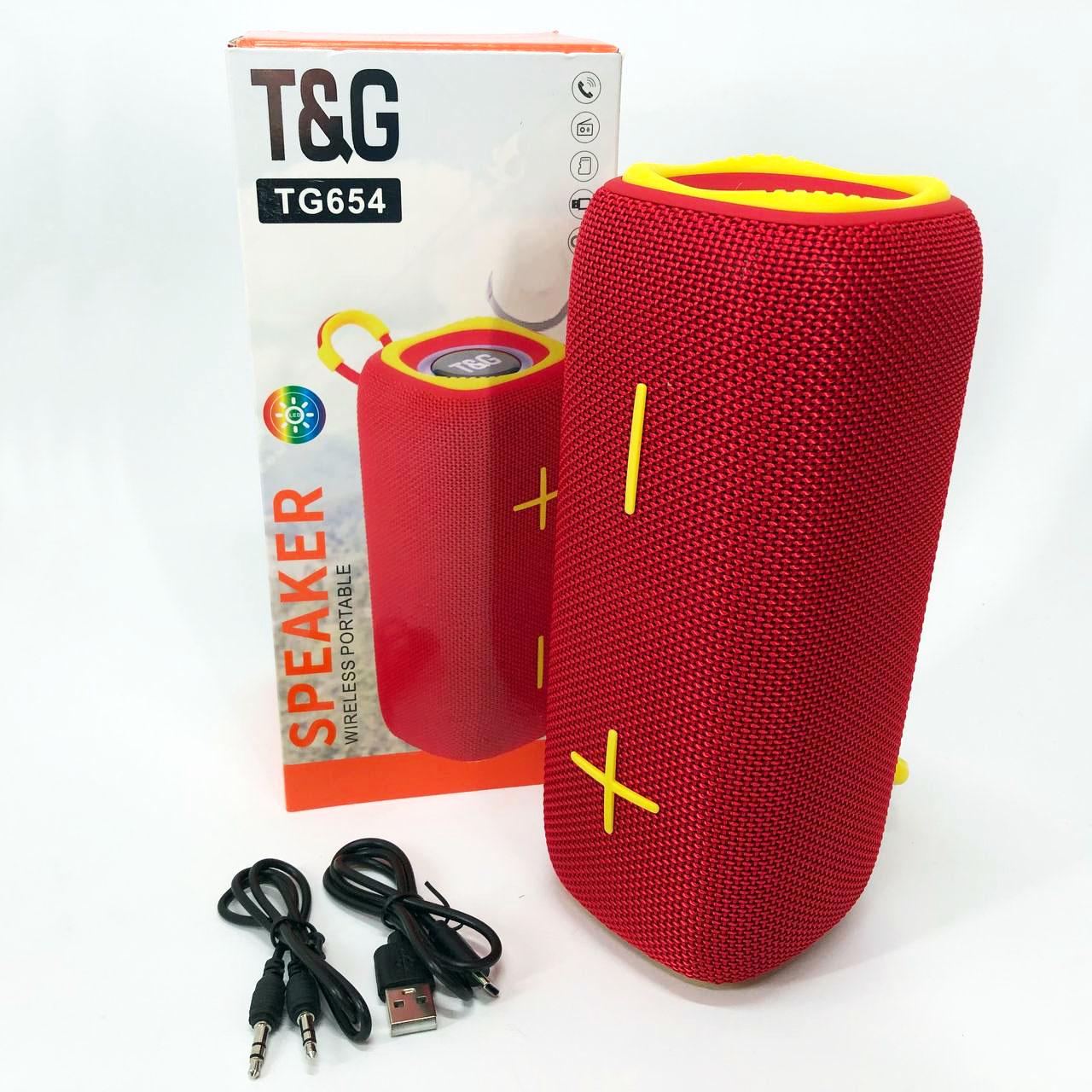 Колонка портативна з підсвічуванням TG654 8W Червоний - фото 13