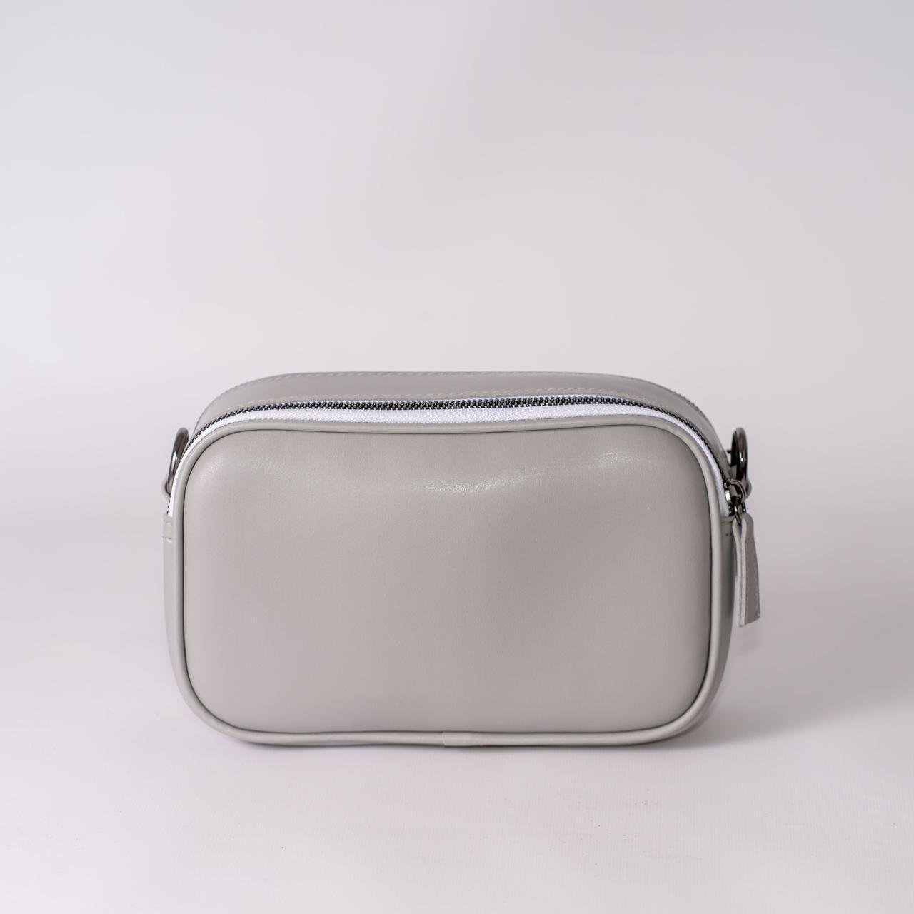 Сумка женская кросс-боди XENIA № 43-24 из эко-кожи Серый