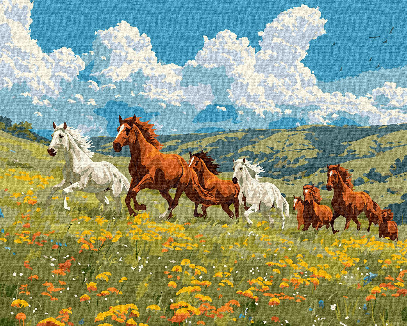 Картина по номерам Идейка Сила и грация 40x50 см (KHO6591)