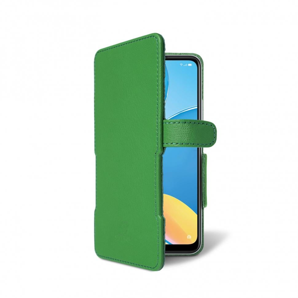 Чехол книжка Stenk Prime для OPPO A15s Зеленый (68820)