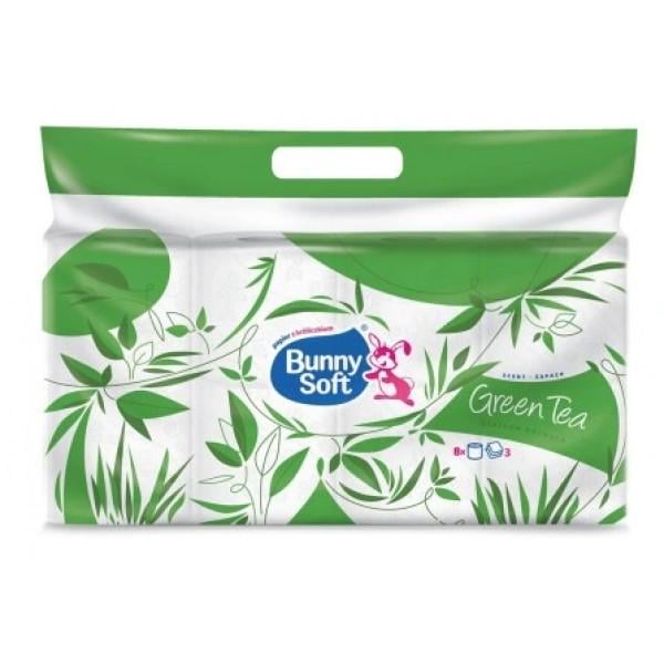 Туалетний папір Bunny Soft 3-шаровий 8 шт.