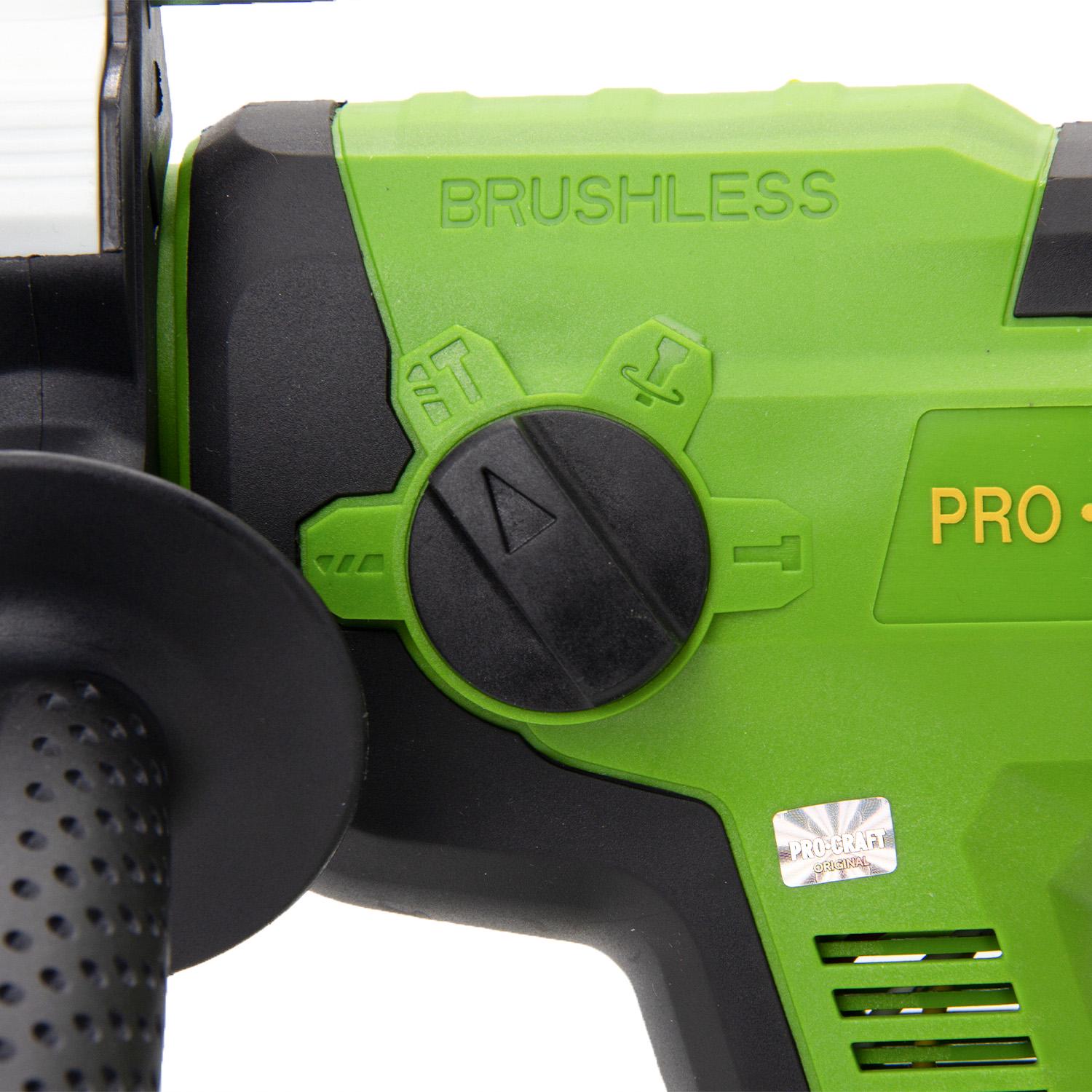 Перфоратор акумуляторний ProCraft PHA20 без акб та зп (030206) - фото 5 Перфоратор акумуляторний ProCraft PHA20 без акб та зп (030206) - фото 5