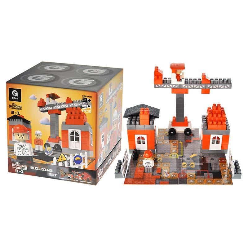 Конструктор qbee QB300-003 Block&Steps Будівельний набір 94 дет. (31955459)