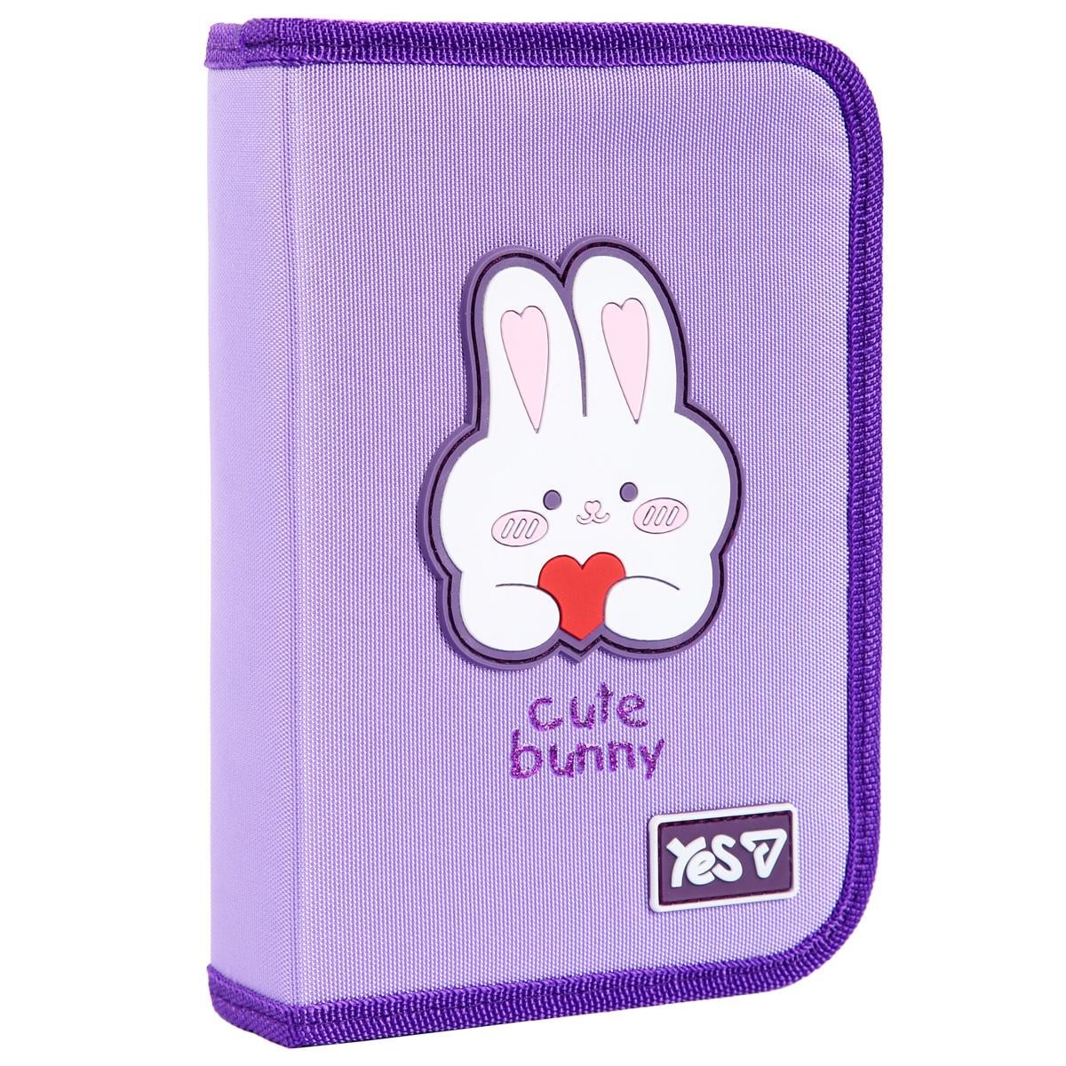 Пенал школьный YES Cute Bunny 1 отделение Фиолетовый (533740) Пенал школьный YES Cute Bunny 1 отделение Фиолетовый (533740)