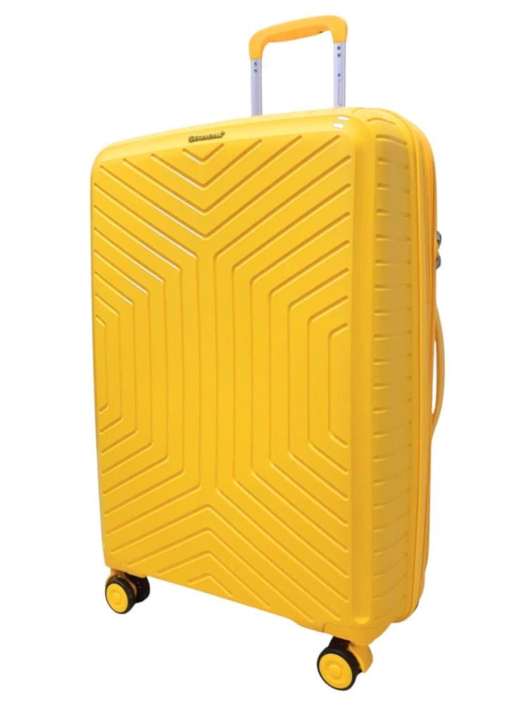 Чемодан Snowball 20103 M Желтый (31706806)
