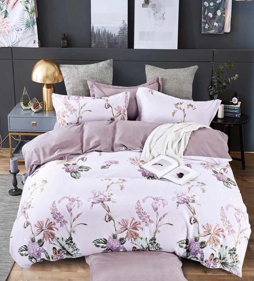 Комплект постельного белья Home comfort полуторный простынь на резинке хлопок 9983034 SN (DR010286)