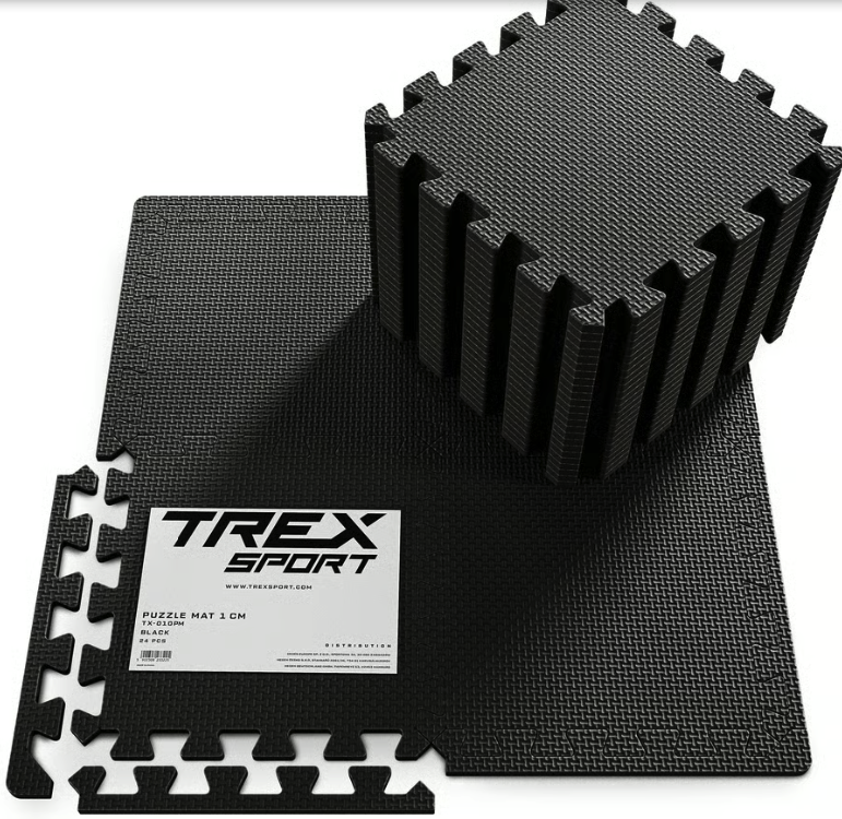 Мат-пазл Trex Sport TX-010PM EVA 1 см 24 части Черный (4979) Мат-пазл Trex Sport TX-010PM EVA 1 см 24 части Черный (4979)