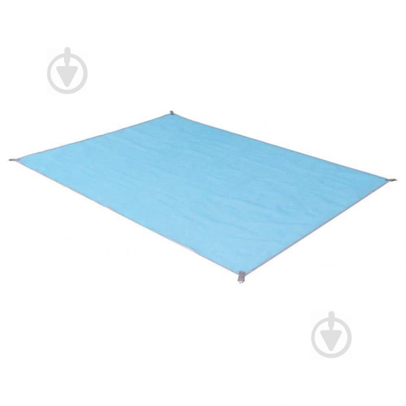 Пляжный коврик подстилка покрывало анти песок VOLRO SAND MAT 150х200 см Blue (vol-241)