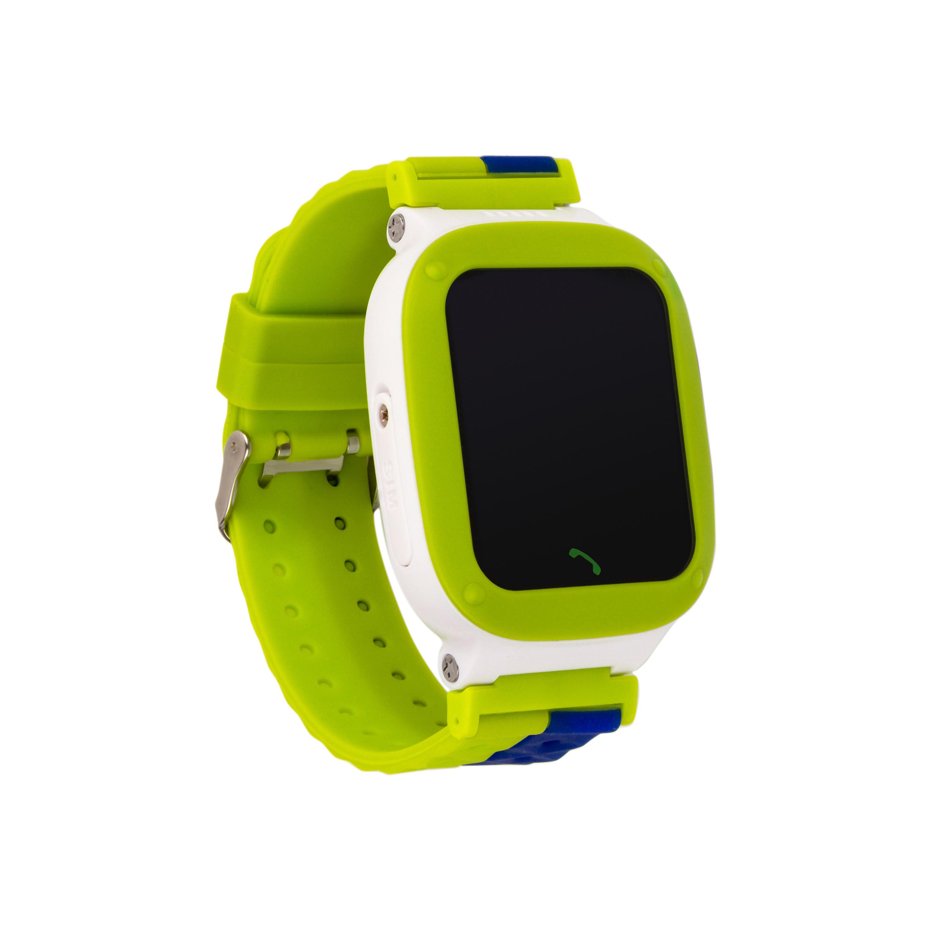 Детские смарт часы-телефон трекер Discovery iQ4700 Camera LED Light Green