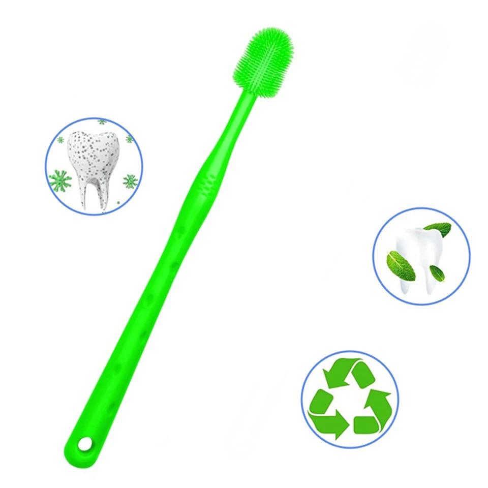 Зубная щетка для собак/кошек Dental Light-Green - фото 4