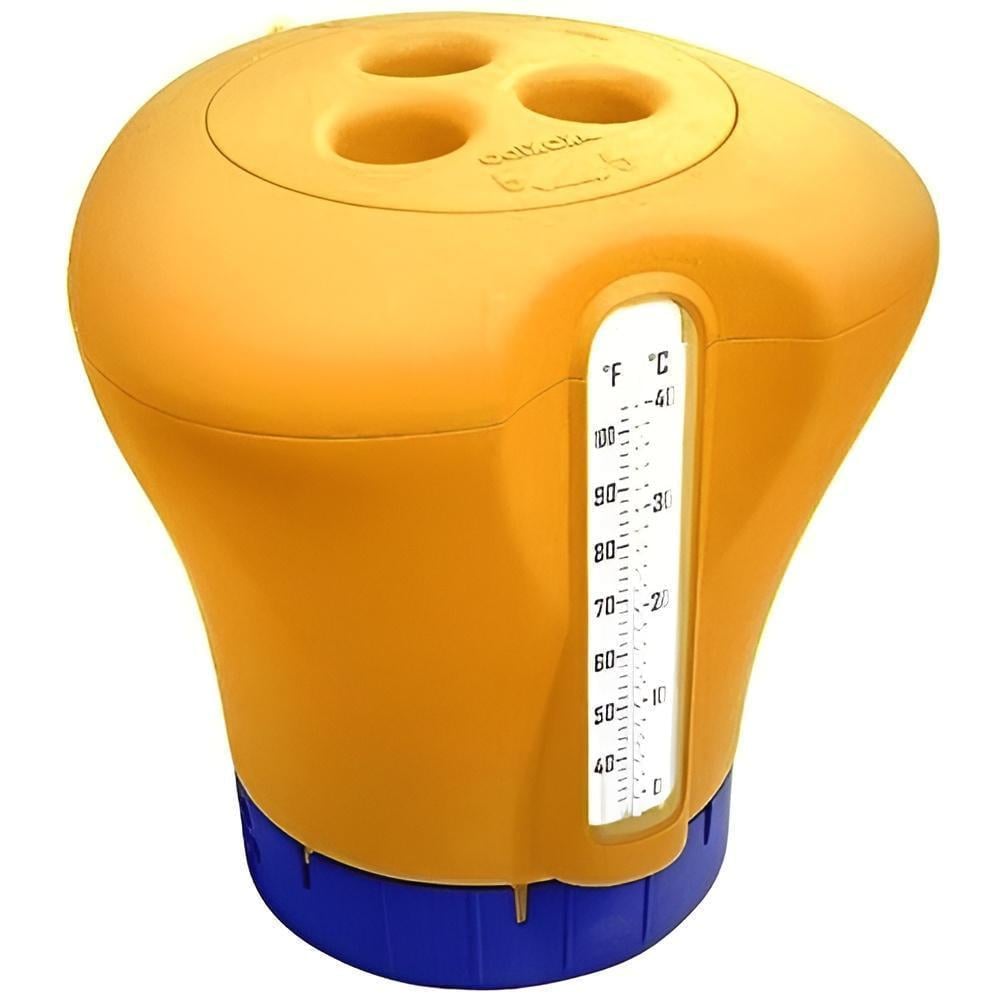 Дозатор з термометром Kokido K619BU d 75 мм Помаранчевий (12174)