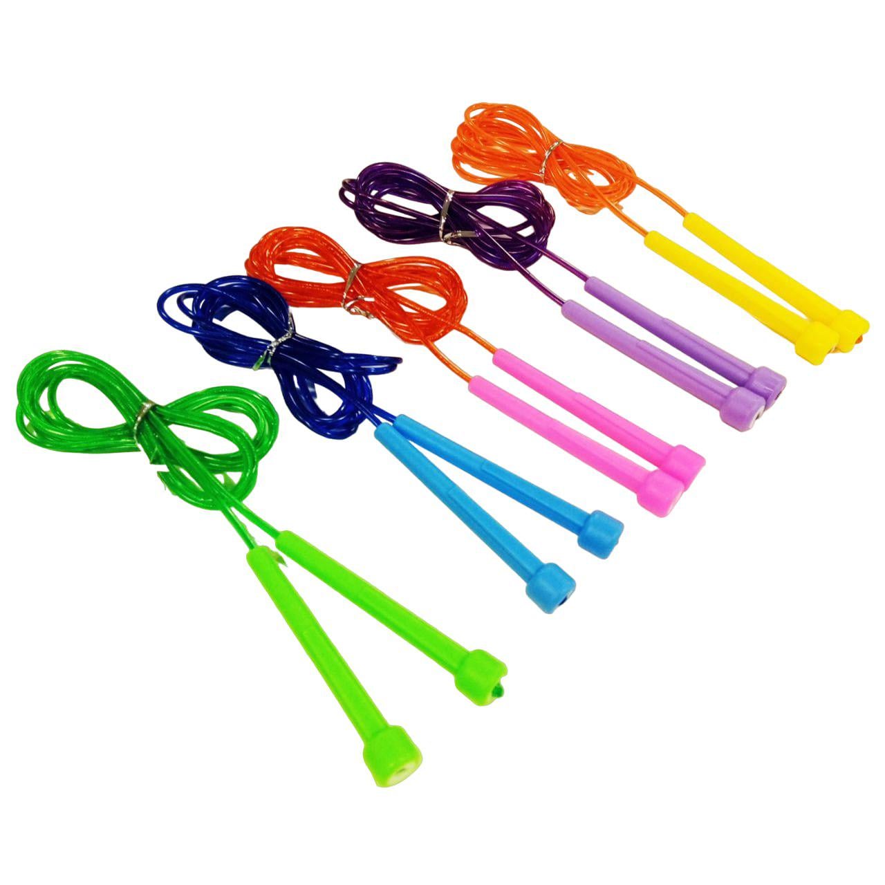 Скакалка регулируемая Bax 2,5 м 5 шт. Multicolor (151216) Скакалка регулируемая Bax 2,5 м 5 шт. Multicolor (151216)