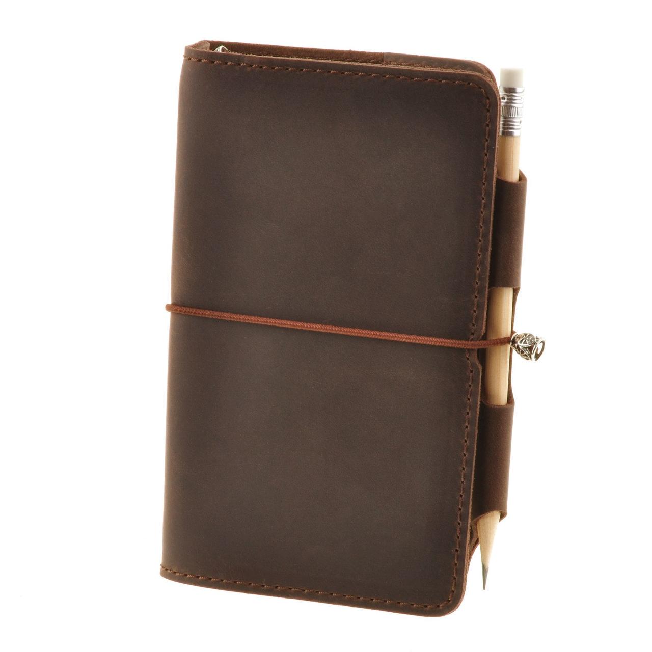 Блокнот шкіряний Софт-бук 3.0 Темно-коричневий (A-026387) - фото 5 Блокнот шкіряний Софт-бук 3.0 Темно-коричневий (A-026387) - фото 5