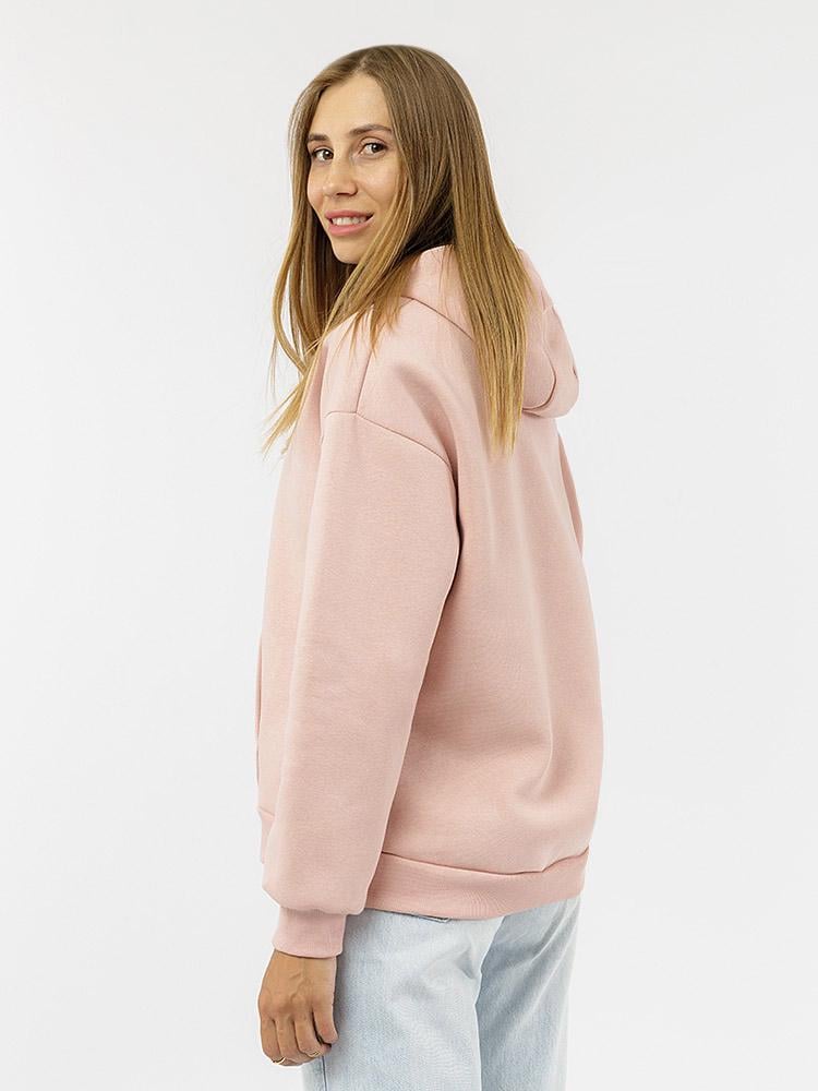 Худи женское ЦБ-00226042 р. 46 Пудровый (SKT000923503) - фото 3