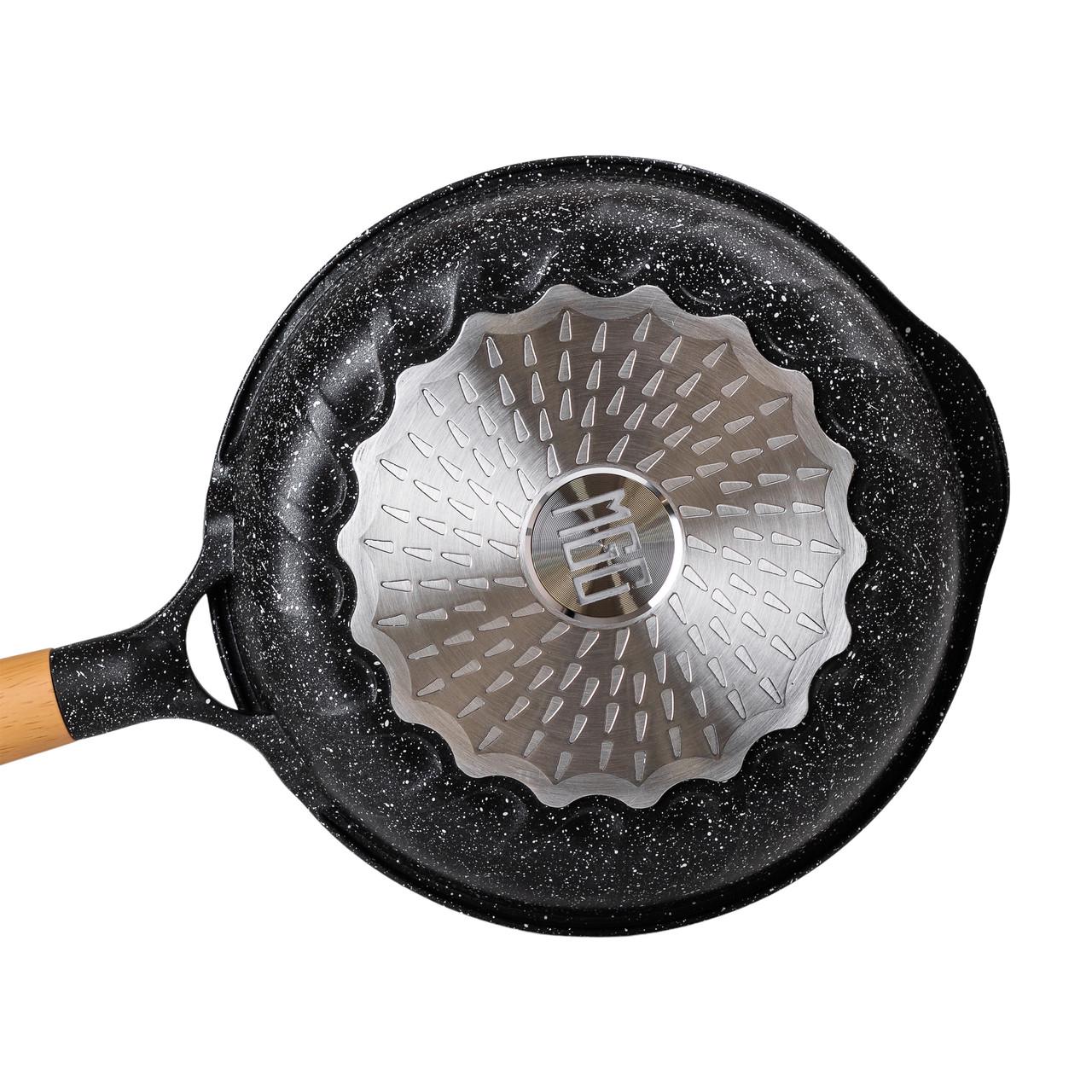 Сковорода алюминиевая MGC с антипригарным покрытием 24 см Черный - фото 3 Сковорода алюминиевая MGC с антипригарным покрытием 24 см Черный - фото 3