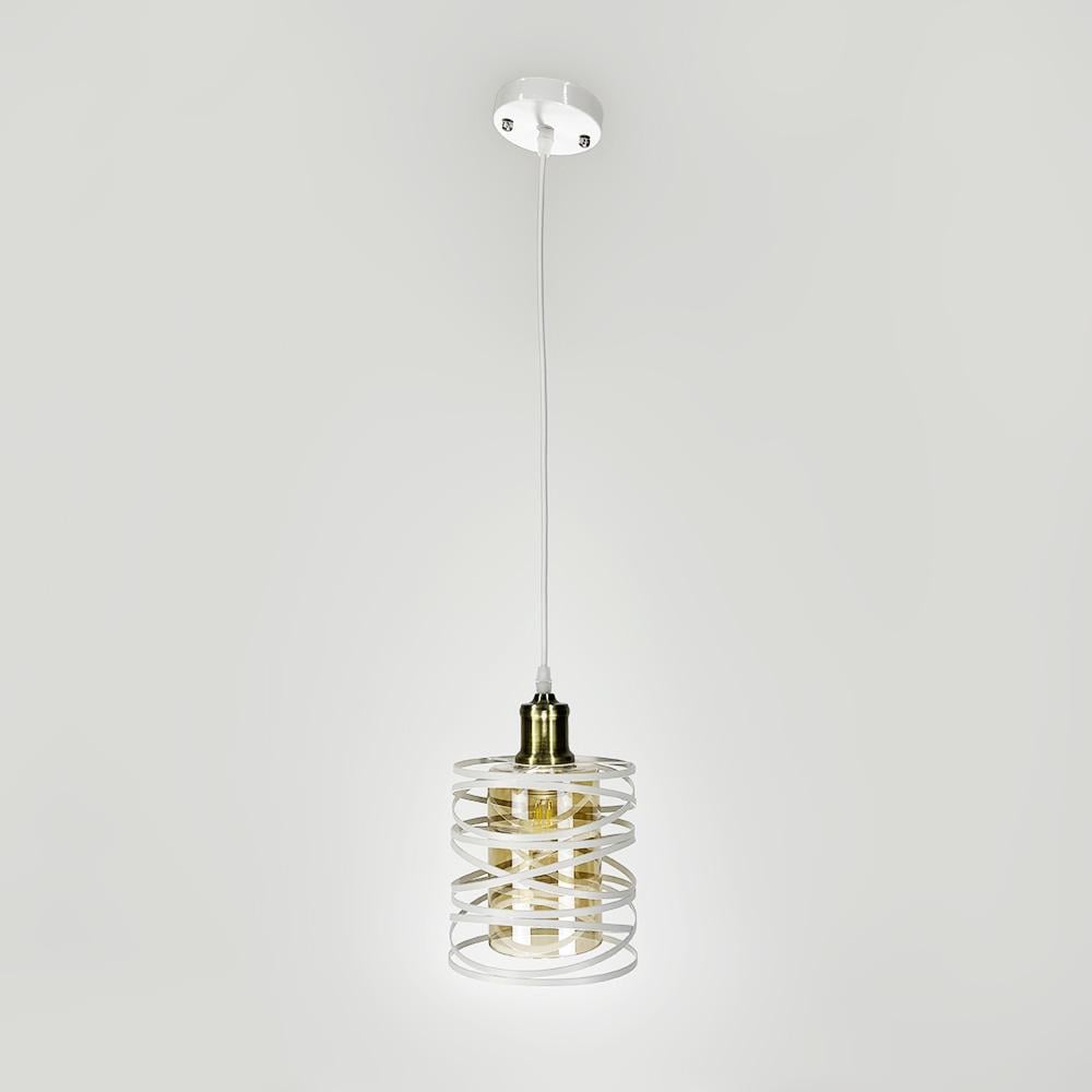 Підвіс з бурштиновим плафоном 16х16 см (12333/1 WT+AM) - фото 2 Підвіс з бурштиновим плафоном 16х16 см (12333/1 WT+AM) - фото 2