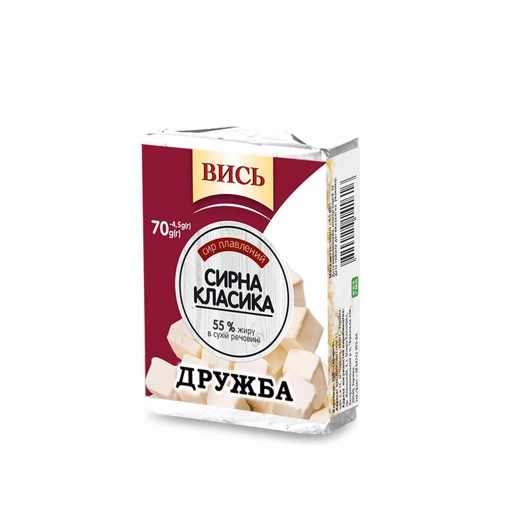 Сир плавленний Вись Дружба 35% 70 г (3138)