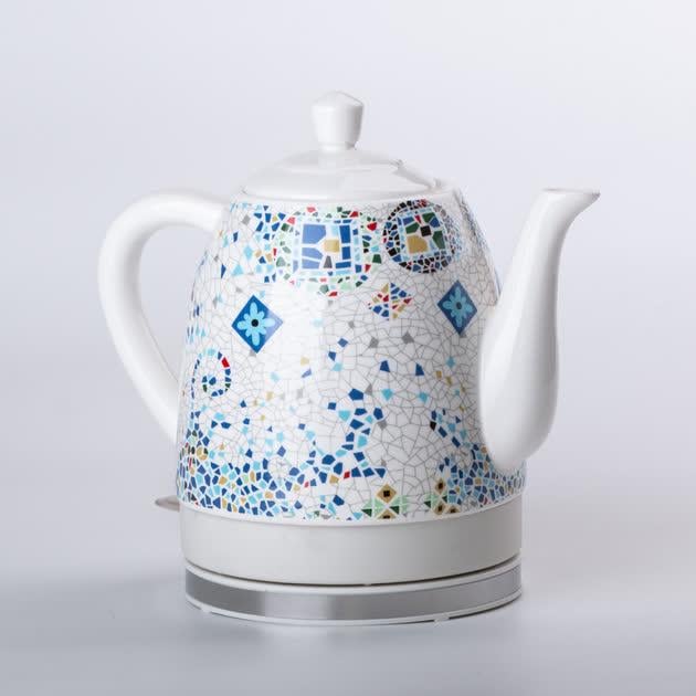 Електрочайник керамічний дисковий Sokany SK-09008 Мозаїка на 1,5 л Різнокольоровий (30147554) - фото 3 Електрочайник керамічний дисковий Sokany SK-09008 Мозаїка на 1,5 л Різнокольоровий (30147554) - фото 3